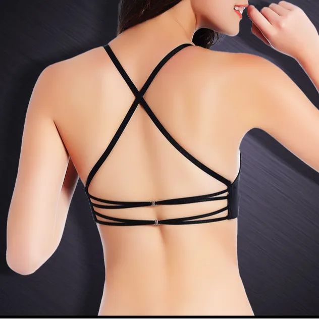 Small-Cup Front-Buckle Seamless Bra