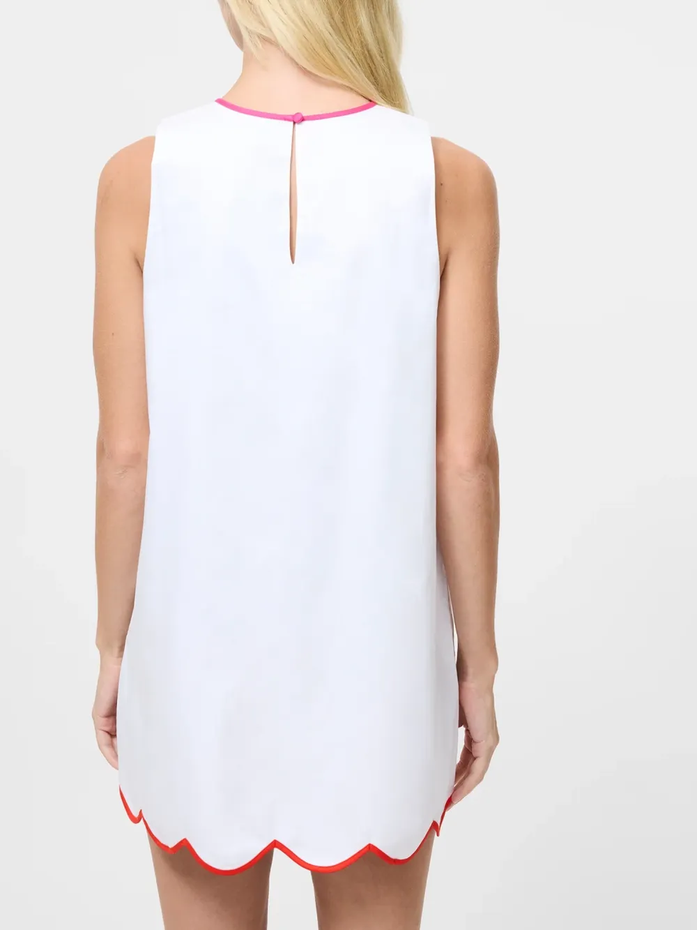 Lightweight A-Line Round Hem Mini Dress