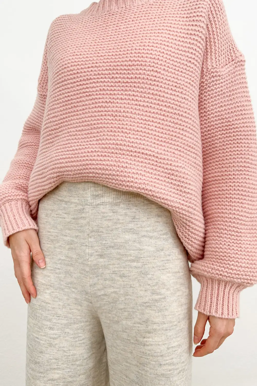 Neat Finish Soft Straight Leg Pants