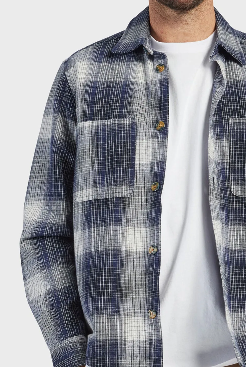 Oban Overshirt-Midnight navy