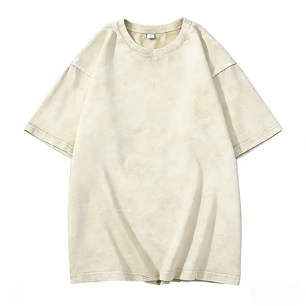 Acid-washed T-shirt