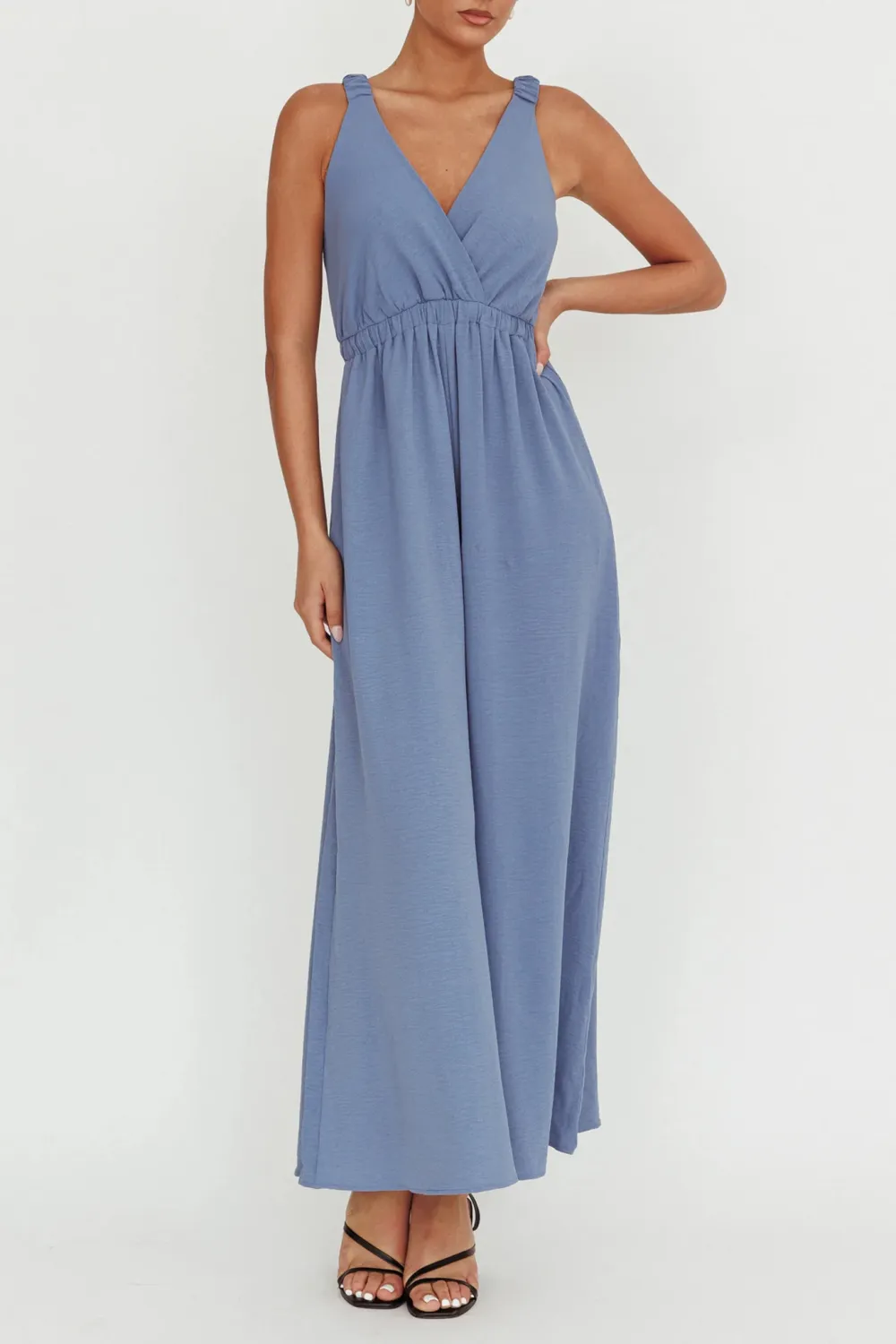 Casual Gentle Crossover V-Neck Bodysuit