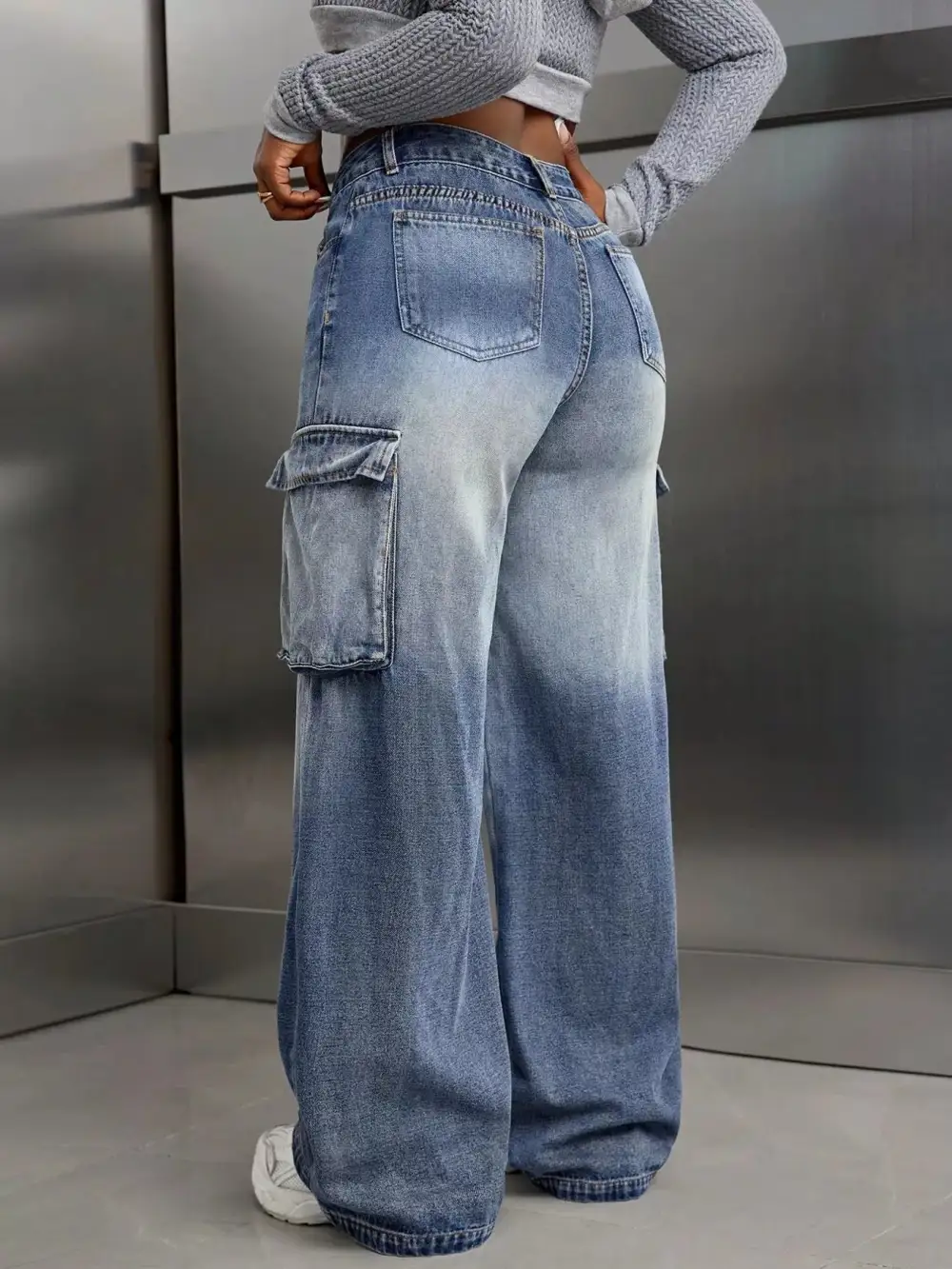 Loose Fit Simple Denim Jeans