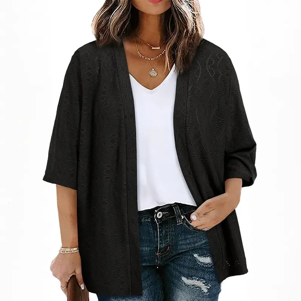 🎉Hot Sale🔥-Women's Plus-Size Cardigan🔥10-Pack - All Colors Included