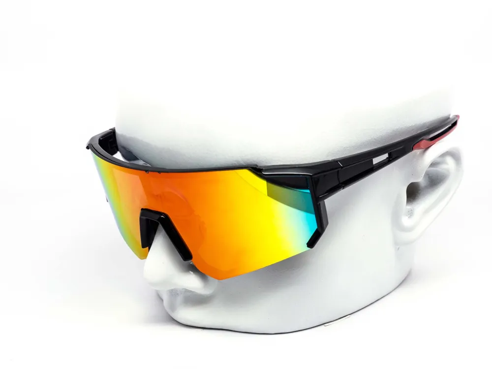12-Pack Sport Shield Burnt Sunglasses