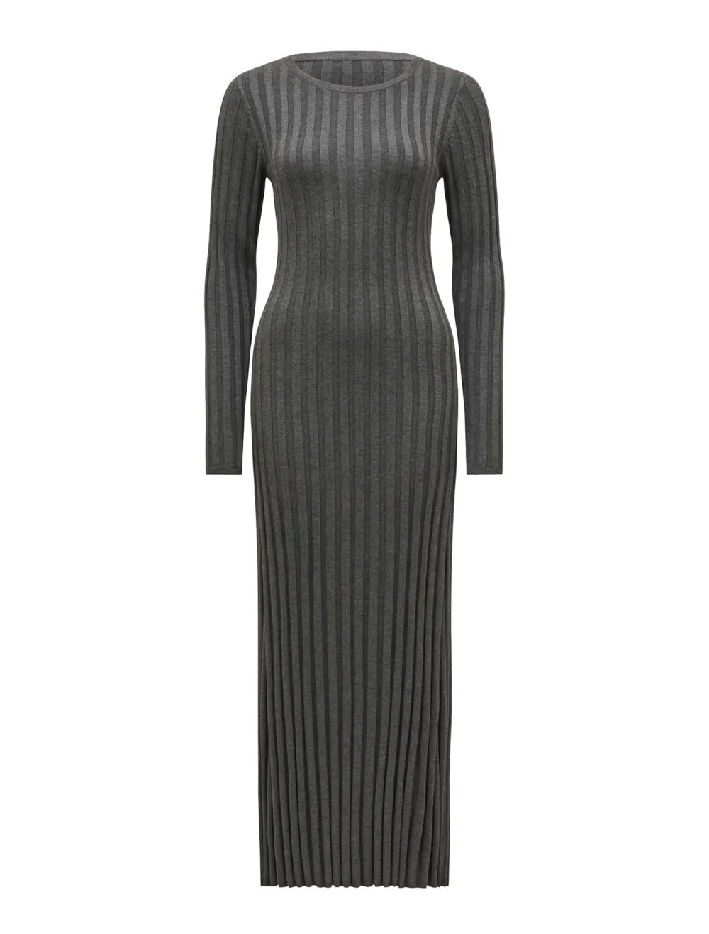 Crew-Neck Knit Dress