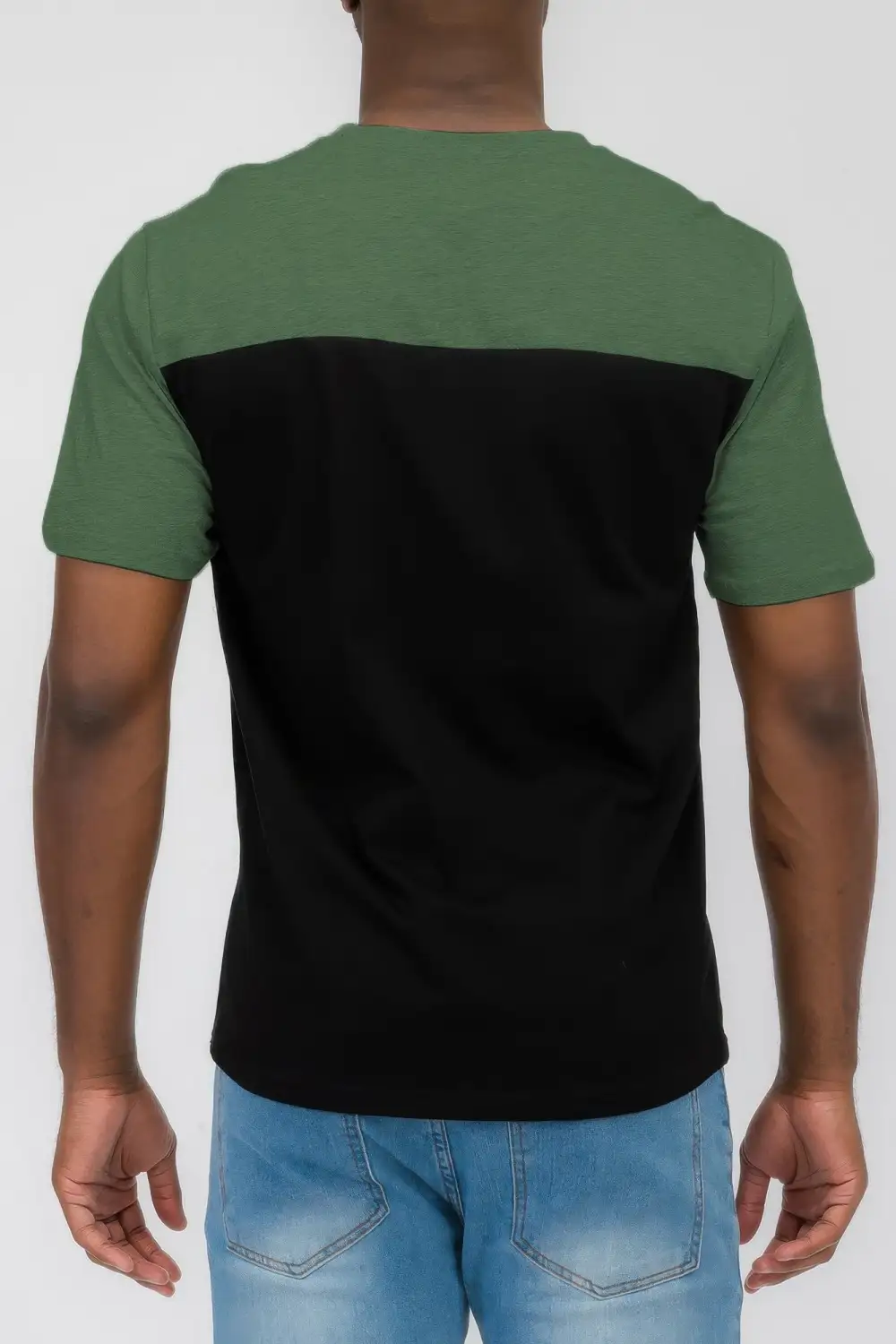 Men's Color Block Short Sleeve T-Shirt