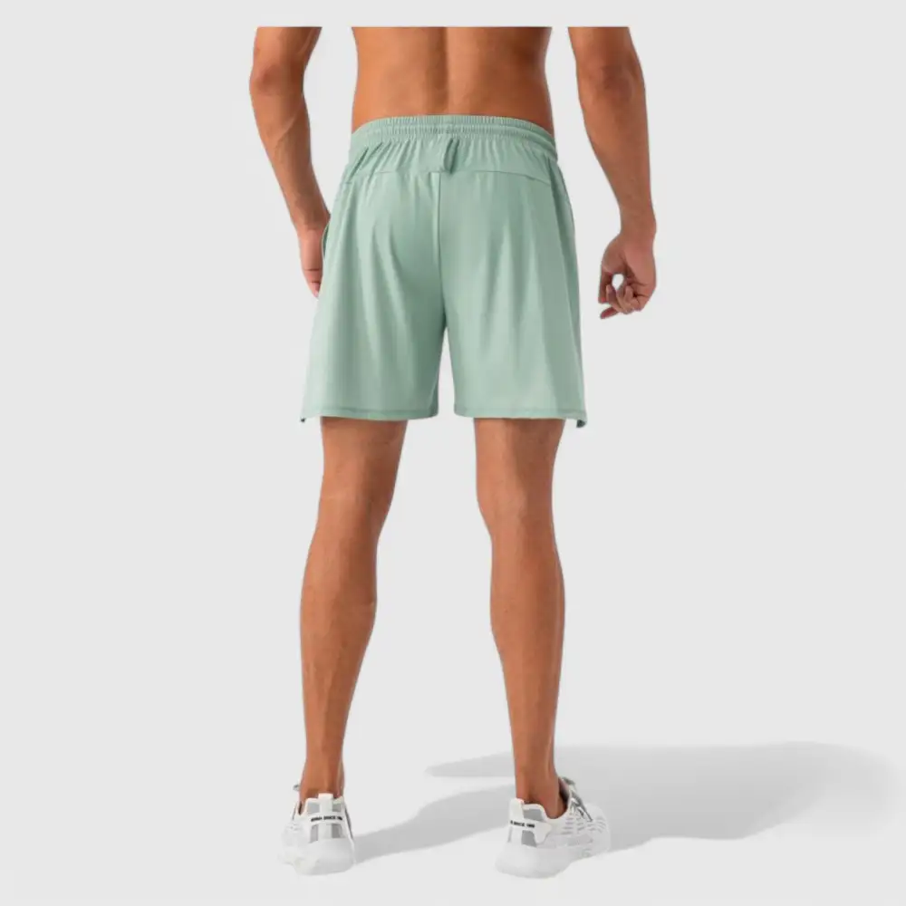 Drawstring Elastic-Waist Quick-Dry Lightweight Men's Athletic Shorts