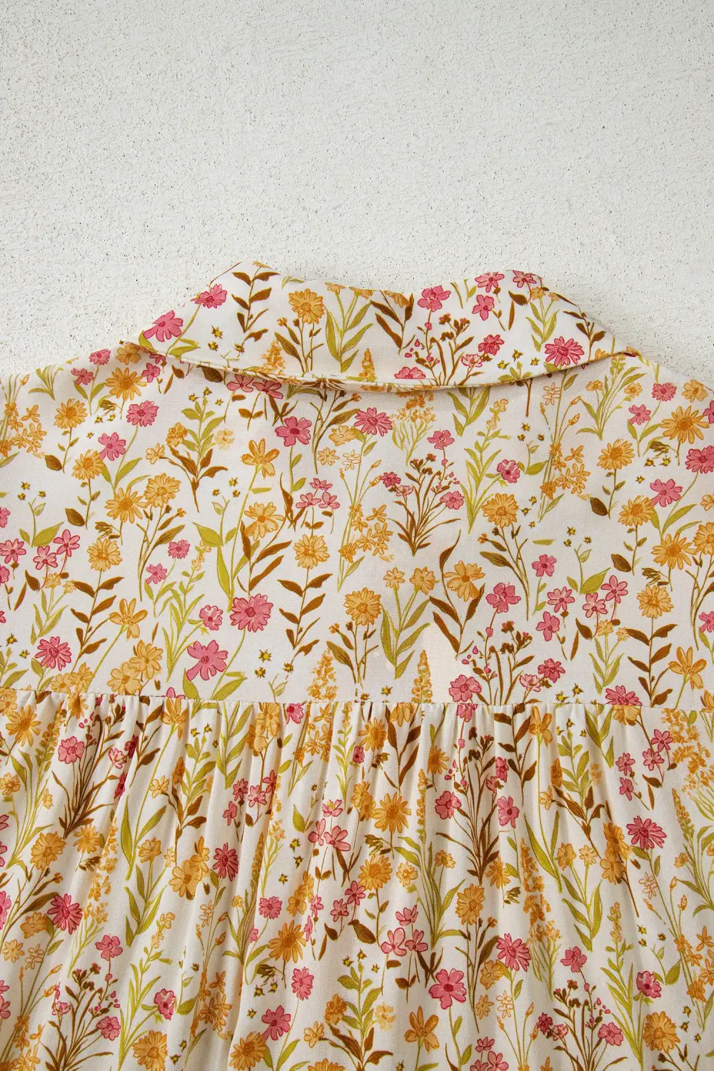 Balanced Detail Floral Printed Ruffle Dress