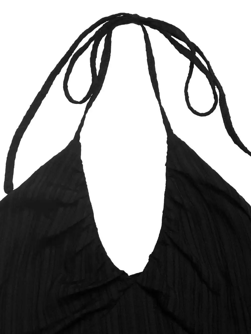 Clean Line Pleated Maxi Dress