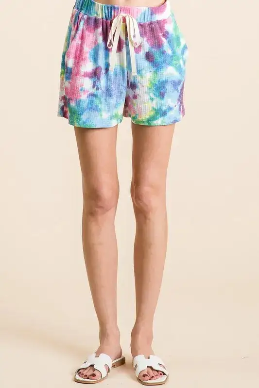 Everyday Tie Dye French Terry Casual Shorts