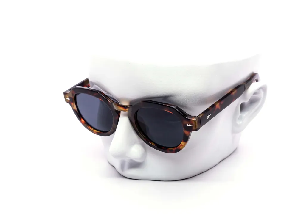 12-Pack Chunky Metal Round Sunglasses