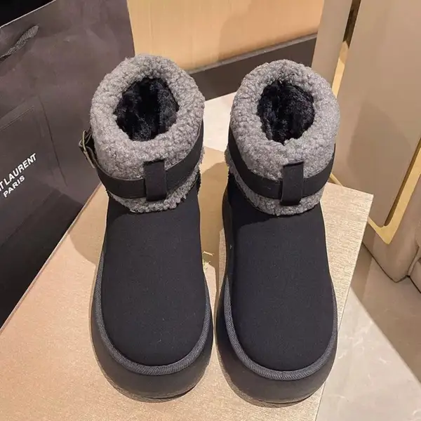 Cozy Plush Lined Winter Ankle Boots