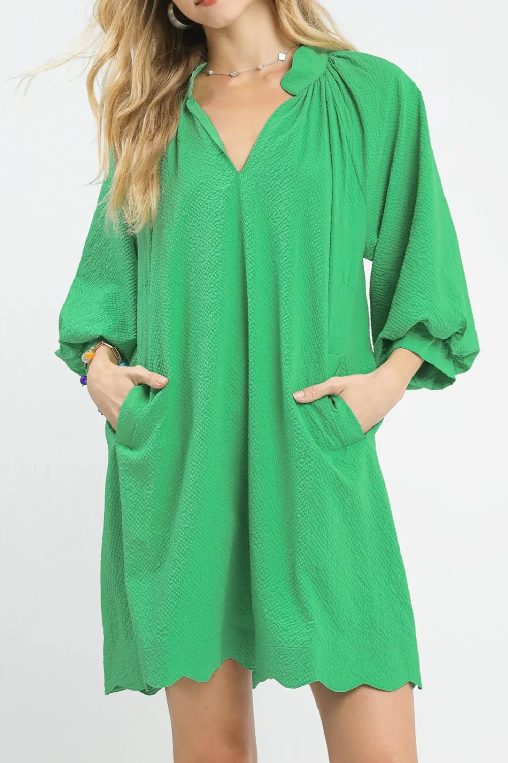 Pocketed Mini Dress