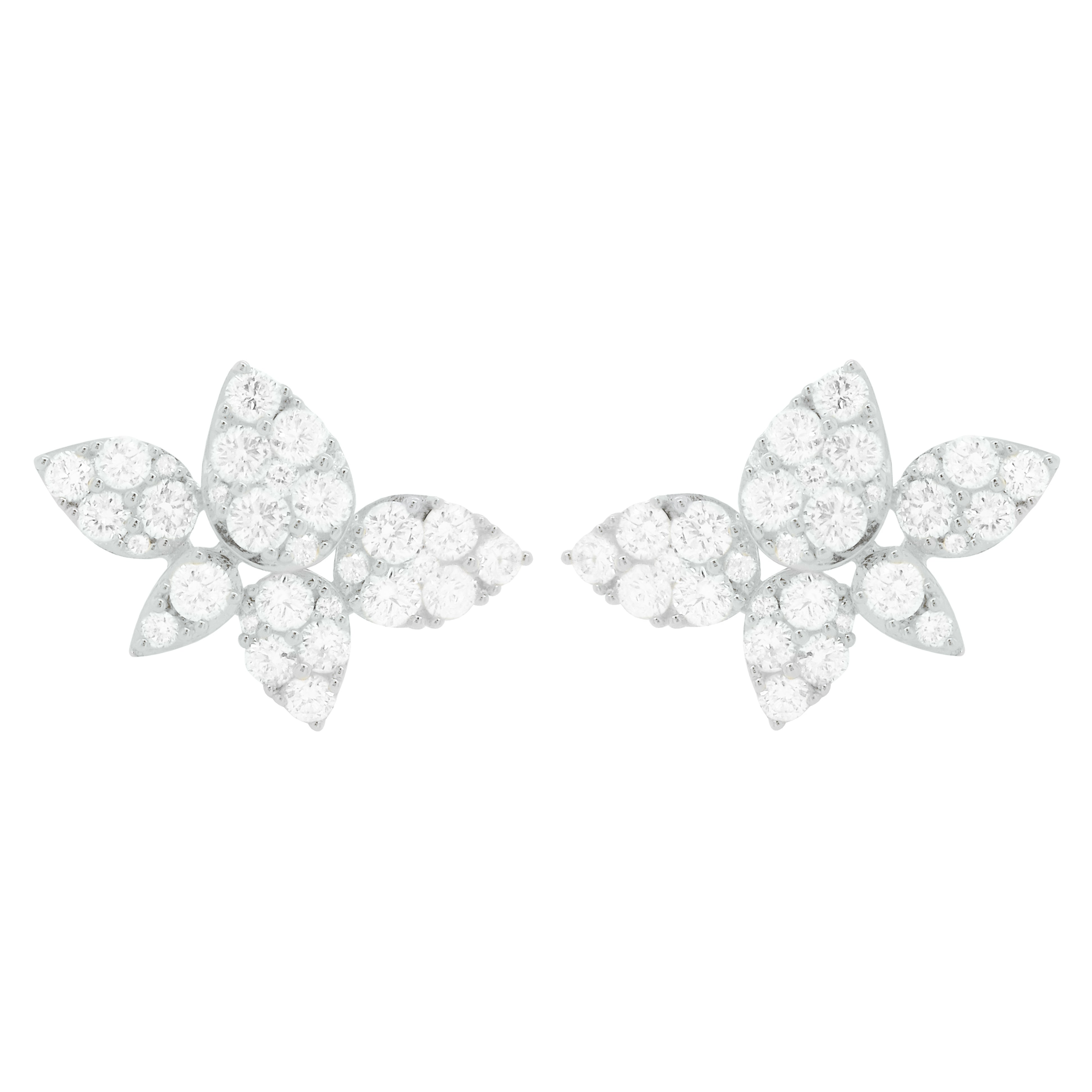 Curved Petite Gem Detail Earrings