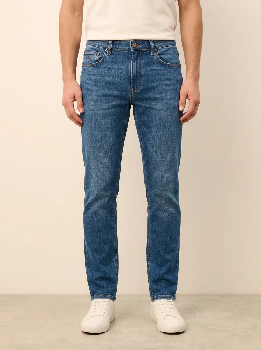 Men's Urban Comfort Casual Wear Stretch Denim Jeans