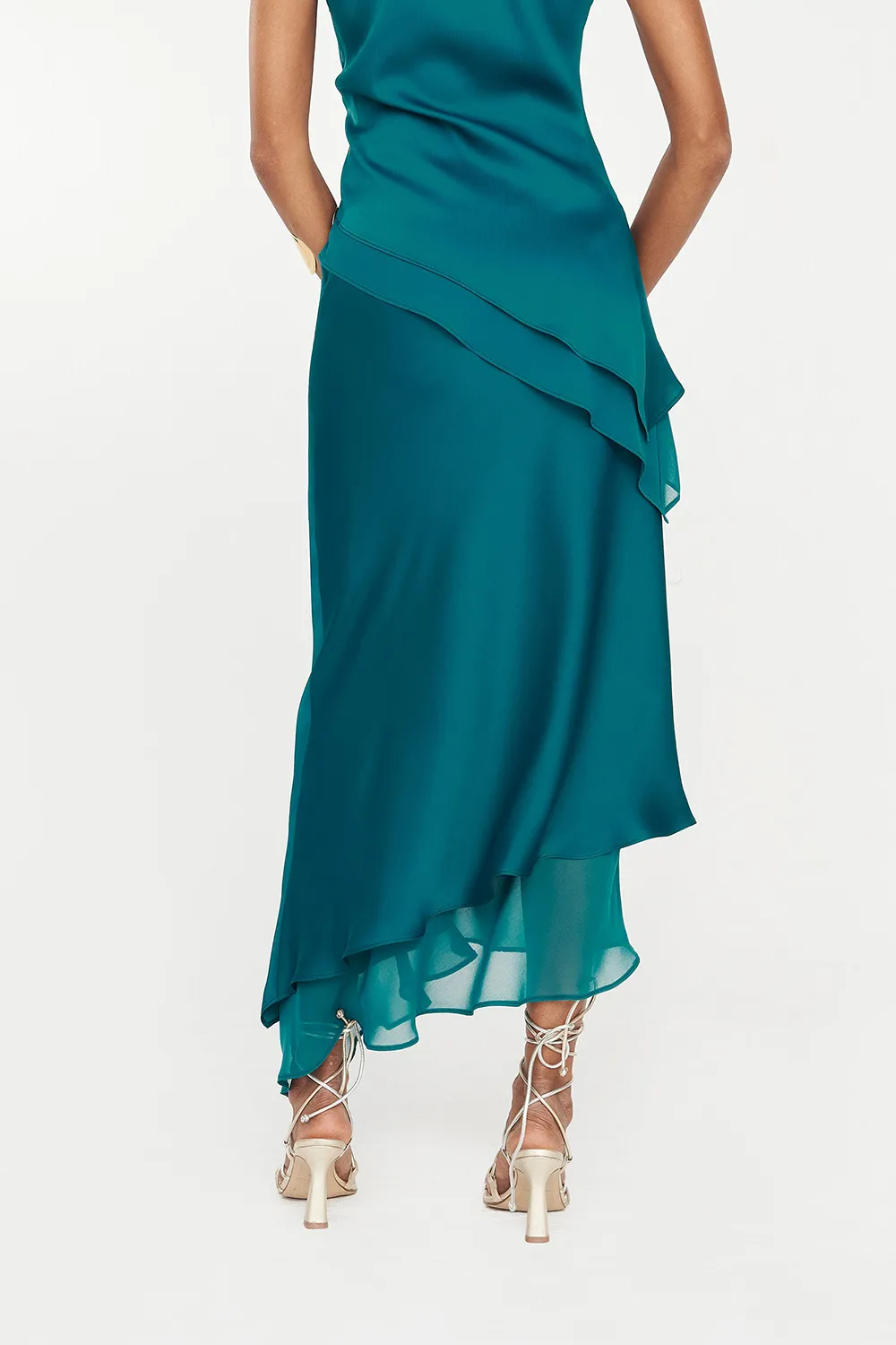 Solid Color Soft Skirt
