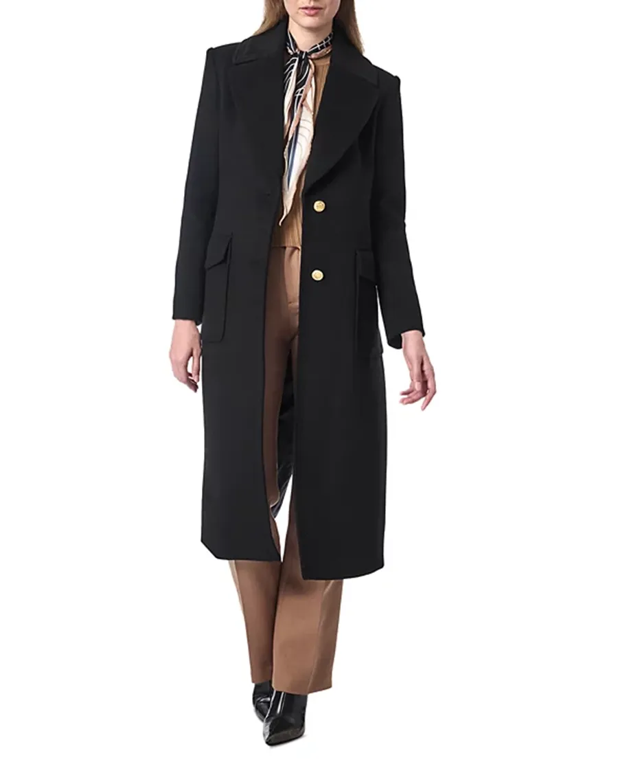 Notched Lapels Classic tailored Wool Coat