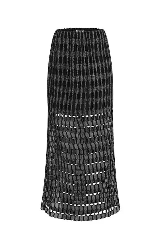 Refined Everyday Mesh Skirt