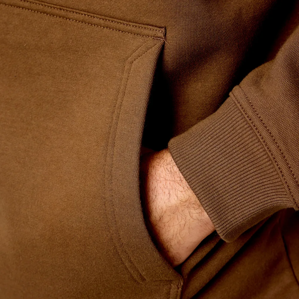 The Shevlin Hoodie Men's Water Resistant Workwear Hoodie  Midweight Fabric, DWR Finish & Hard Hat-Compatible Hood