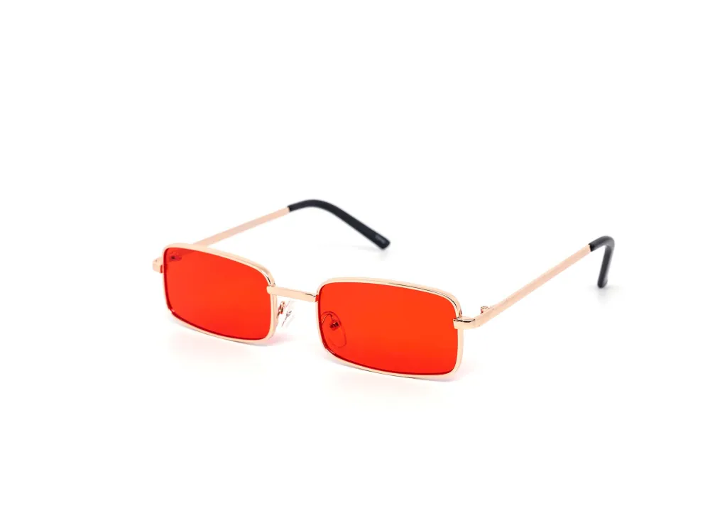 12-Pack Classic Metal Square Sunglasses