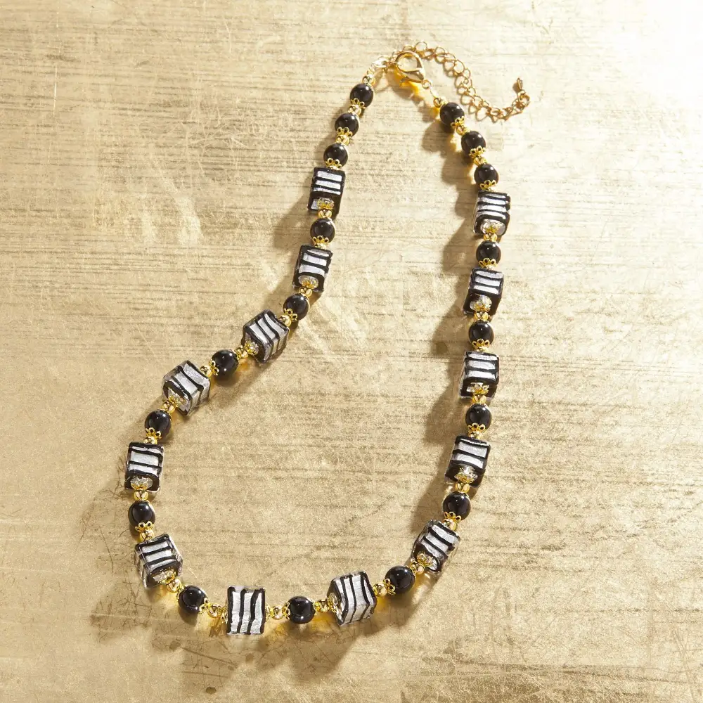 Refined Crystal Beaded Long Strand Necklace
