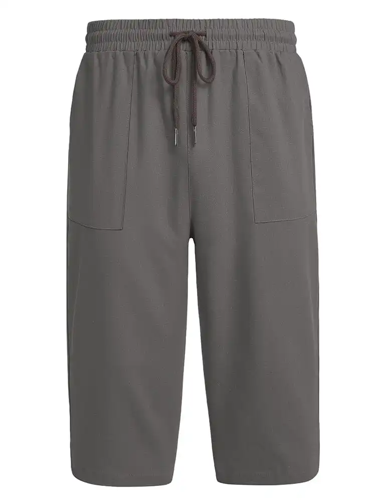Casual Linen Beach Yoga Shorts