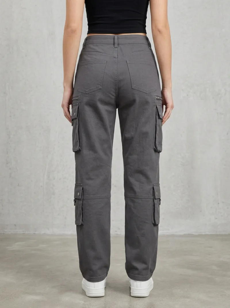 Lifestyle Techwear Style Street Style Women's Multi Pocket Cargo Pants