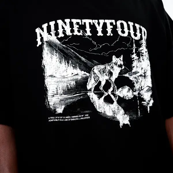 Lone Wolf Boxy Graphic Tee