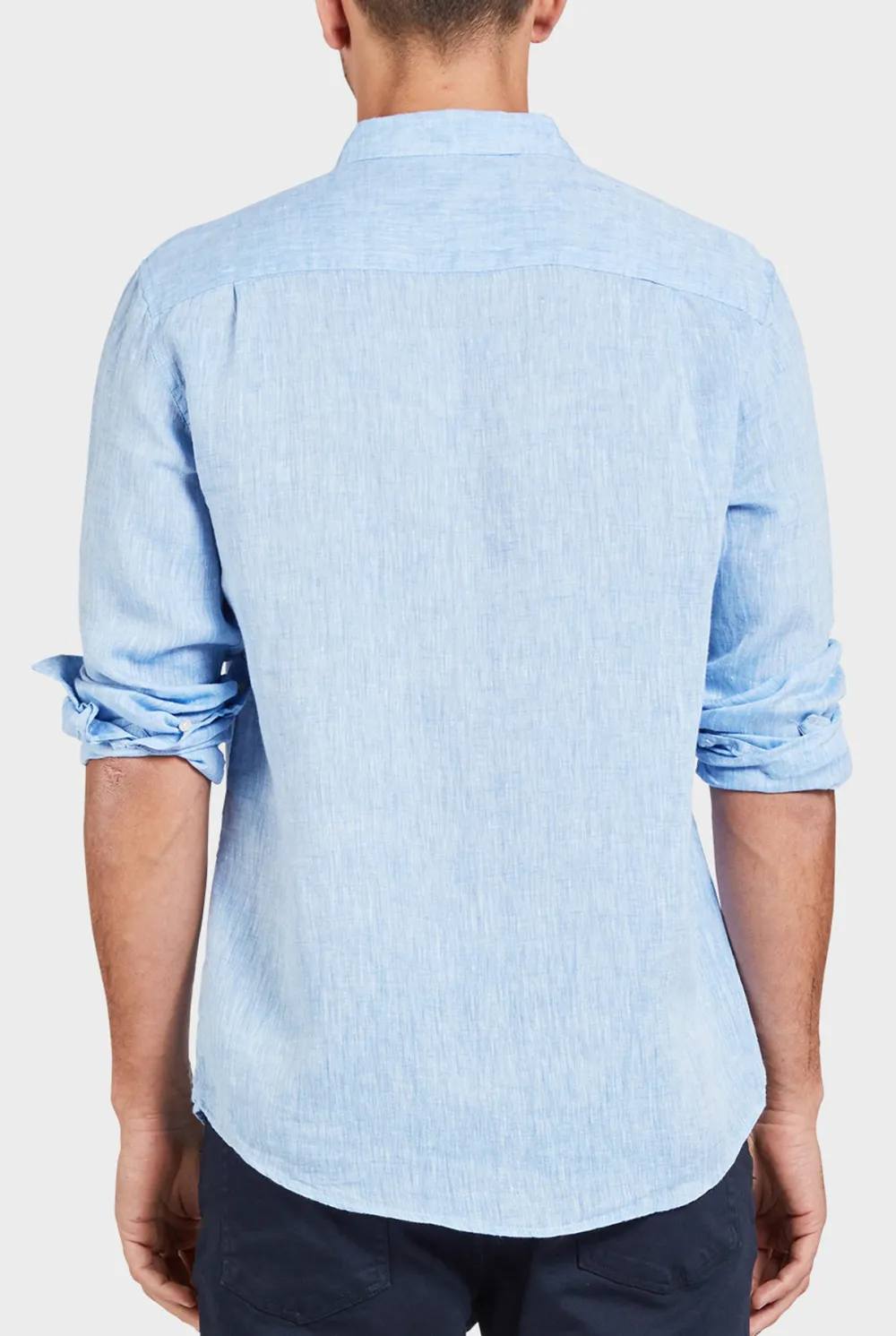 Lightweight Linen Button Down Long Sleeve Shirt