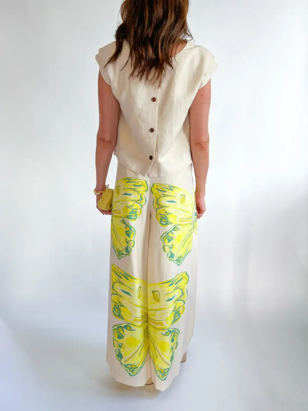Printed Paisley Pants