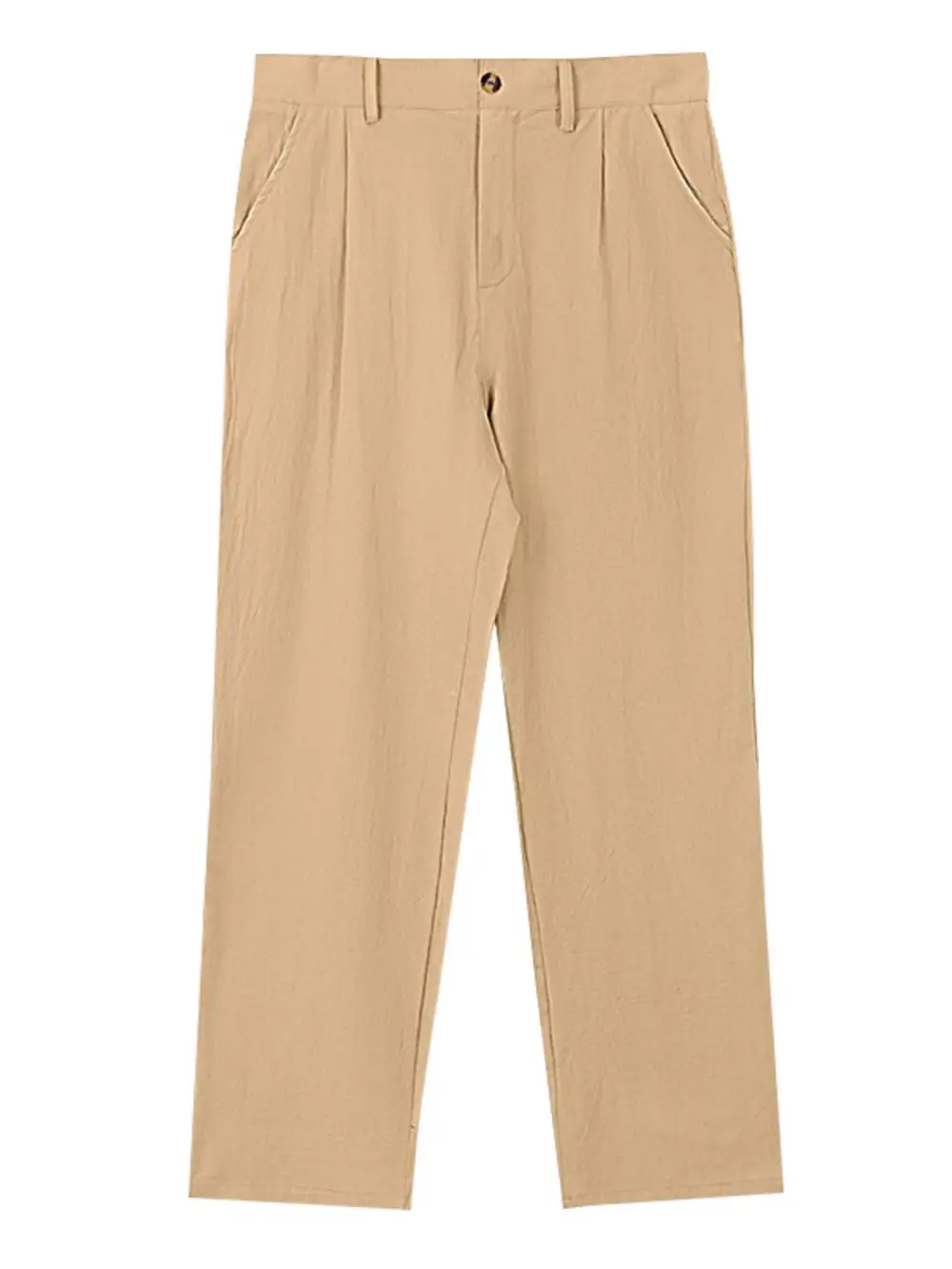 Men's Full Size Relaxed Fit Pleated Pants Plus