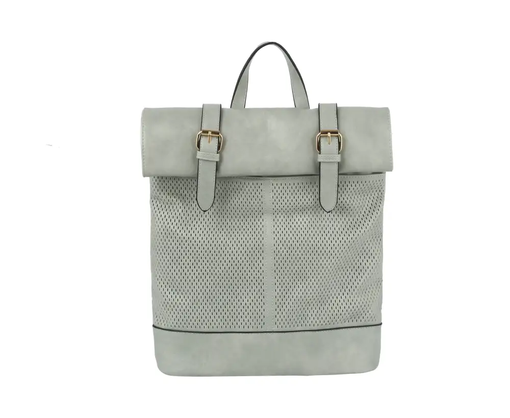 Tall Buckle Accent Backpack