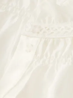 Loose Ruffle Neck Women Blouse