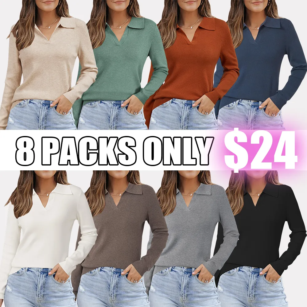 Women's Wool Blend Polo Shirts