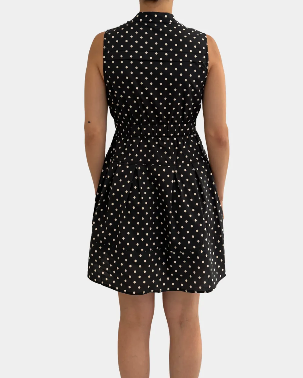 Polka Dot Sleeveless Mini Dress