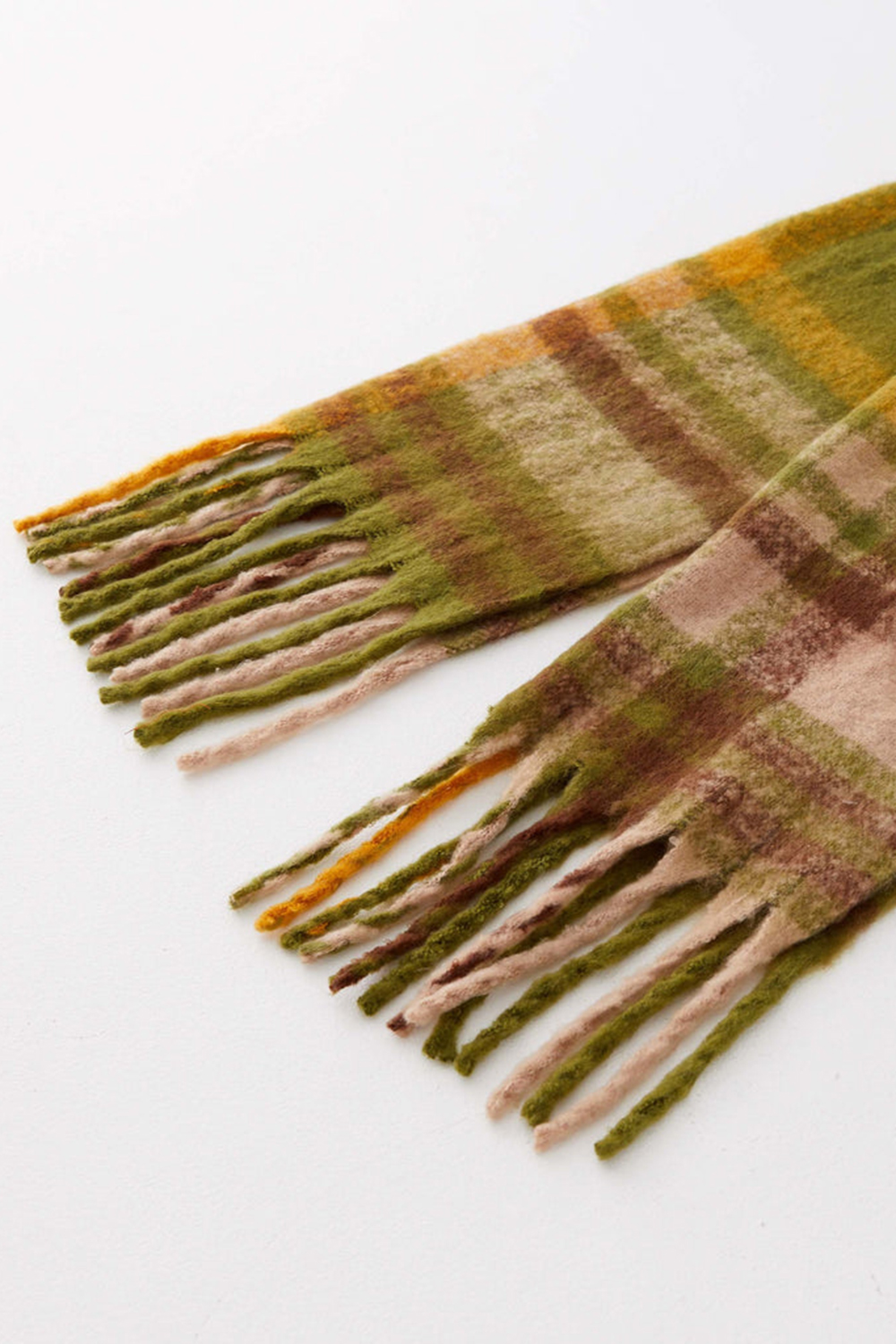 Green Rainier Plaid Scarf