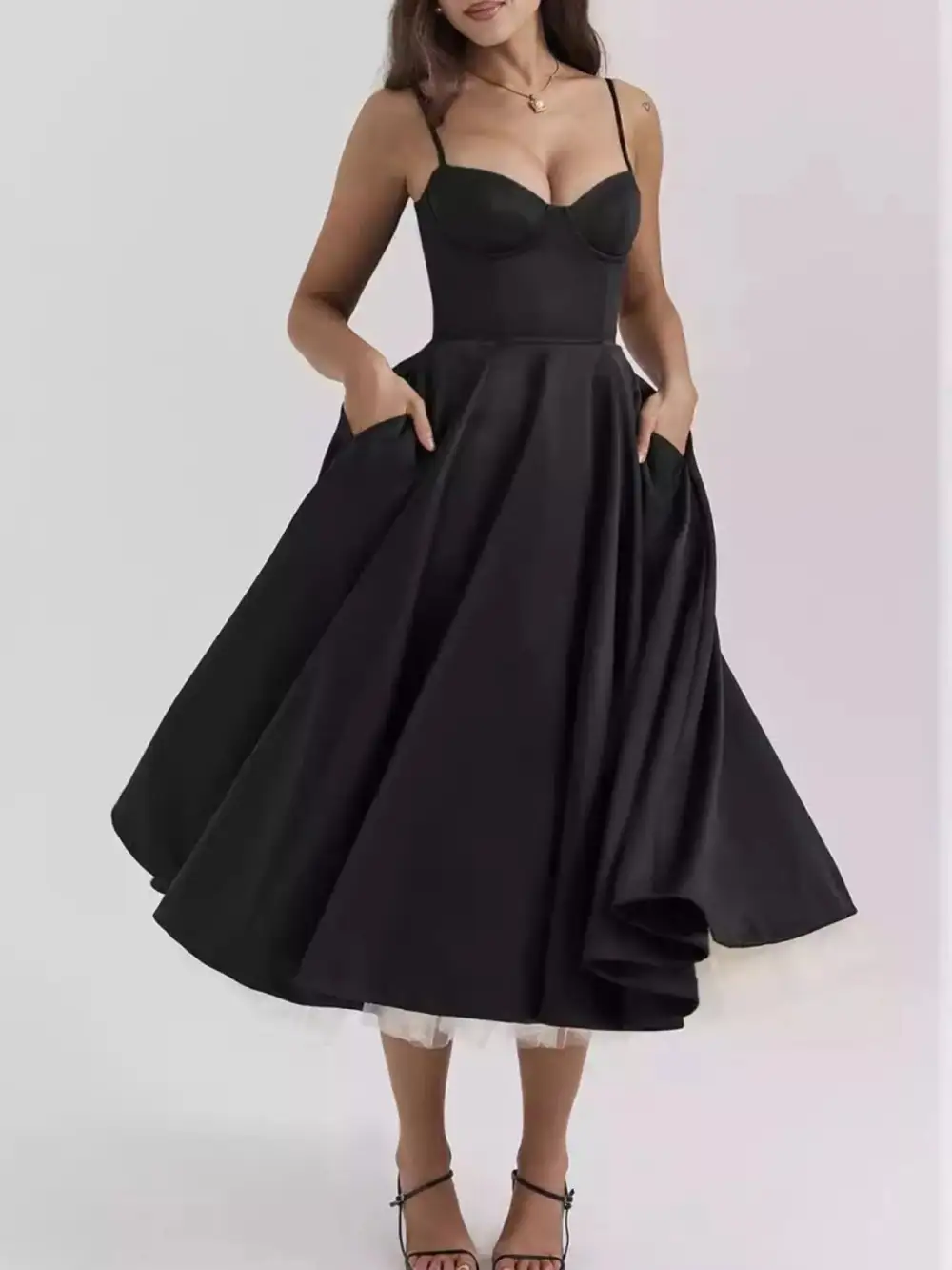 Sweetheart Midi Dress