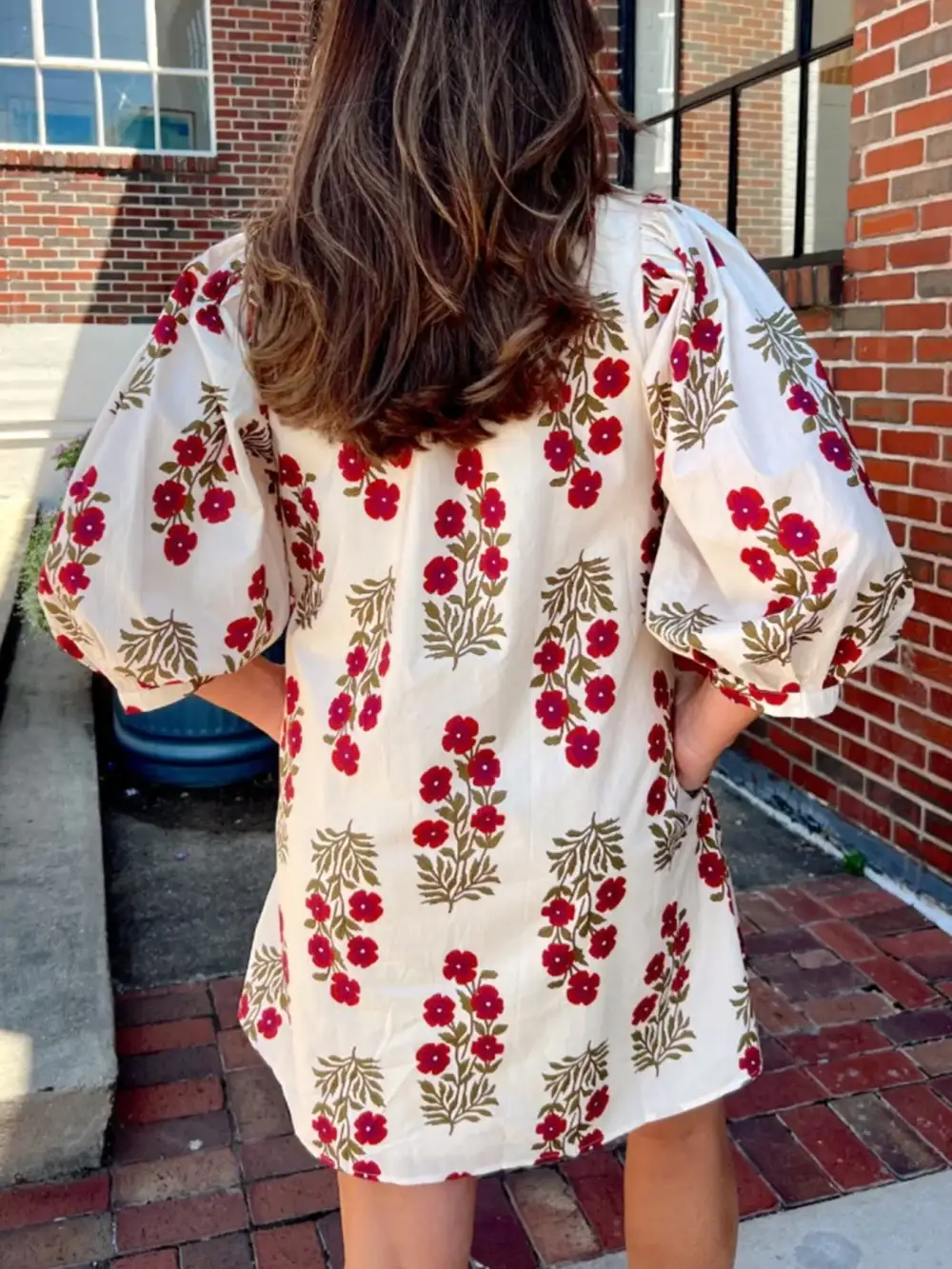 Comfort Fit Floral Printed Mini Dress