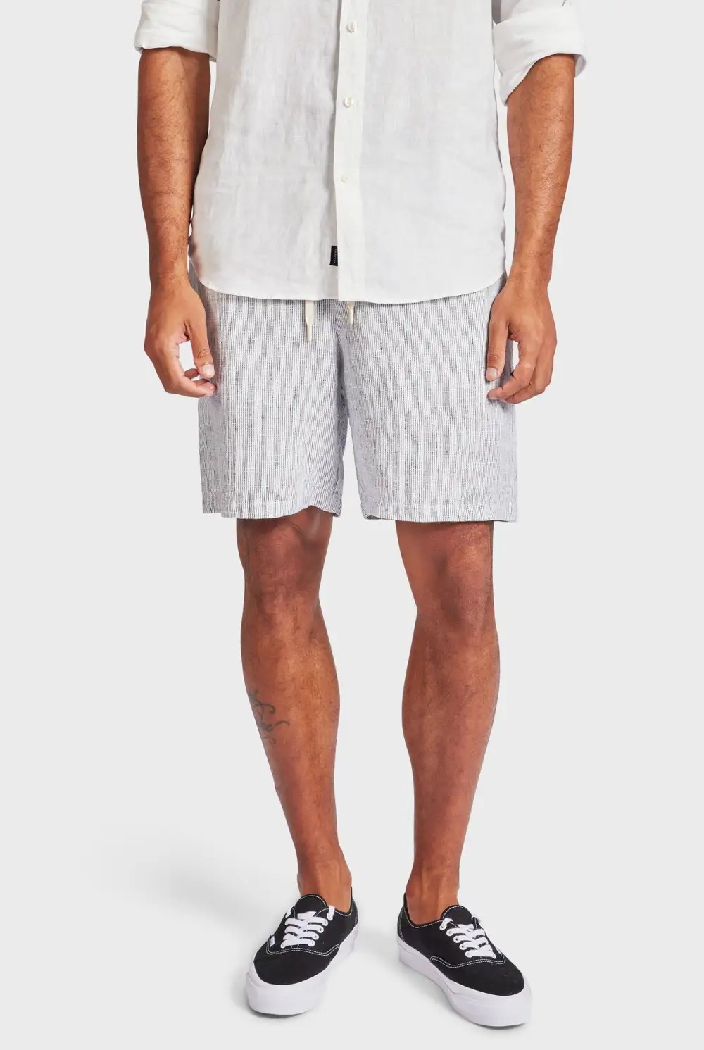 Elastic Waist Contrast Drawcord Short