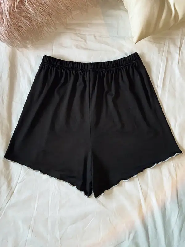 Knitted Comfort Short Pajama Pants Shorts