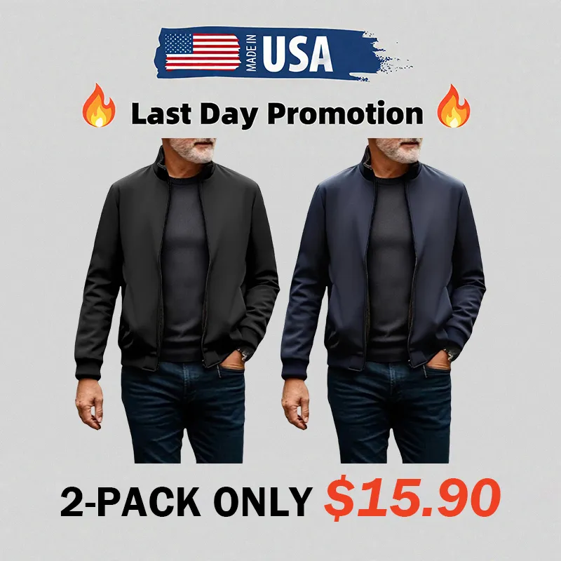 🔥 Winter Essential – 50% OFF Today! | Men's Zip-Up Warm Jacket All-Weather Protection