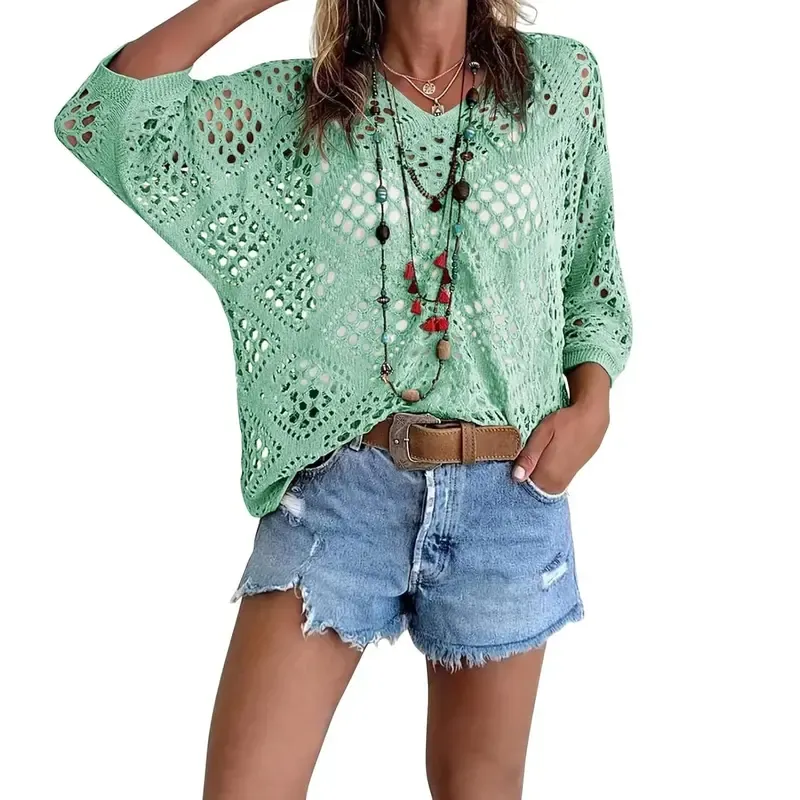 Women's V-neck top