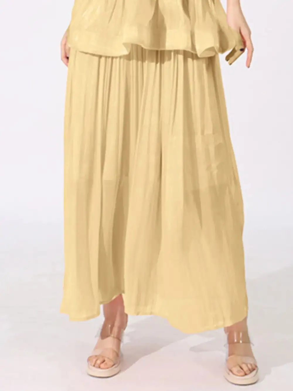 Puff Sleeve Maxi Dress