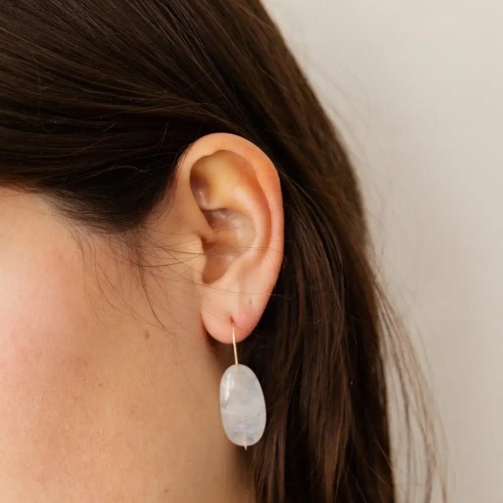 Moonstone Drop Earrings