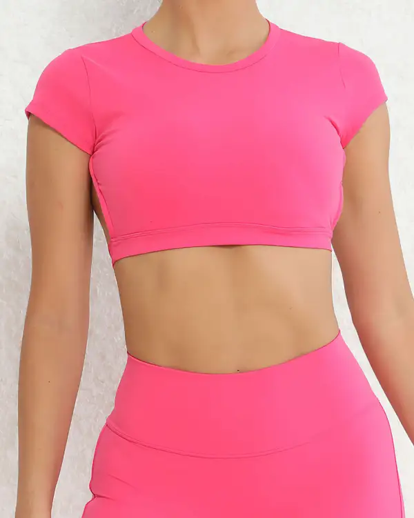 Versatile Active Cropped T-Shirt