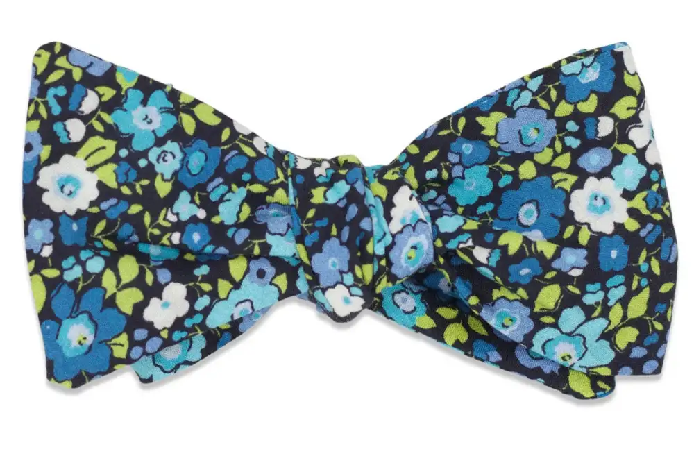 Charming Statement Floral Bow Tie