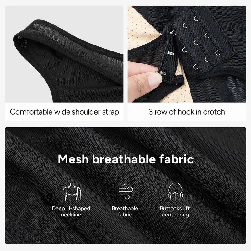 6PACK-Women's Clothing Mesh Breathable Basic faja Shapewear-ONLY 19