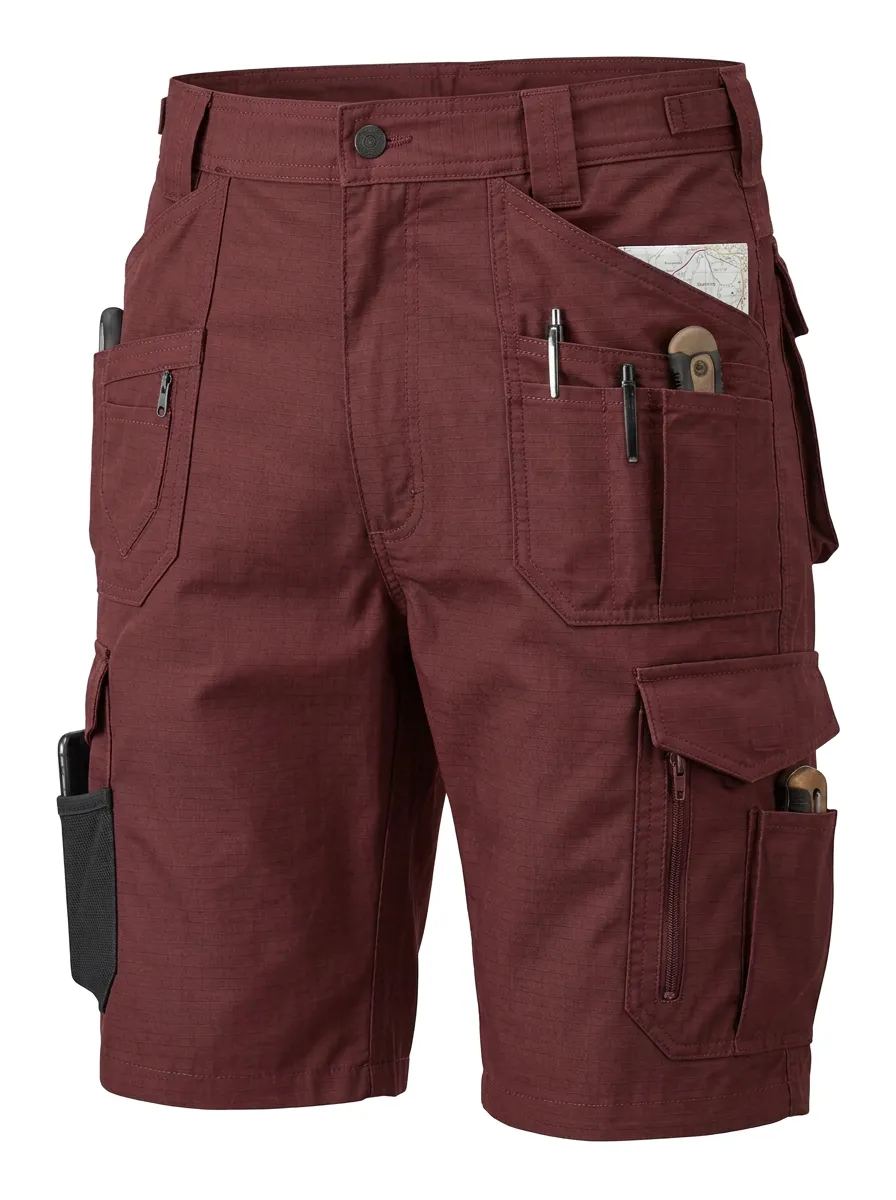 Men's Multi-Pocket Tactical Utility Cargo Shorts