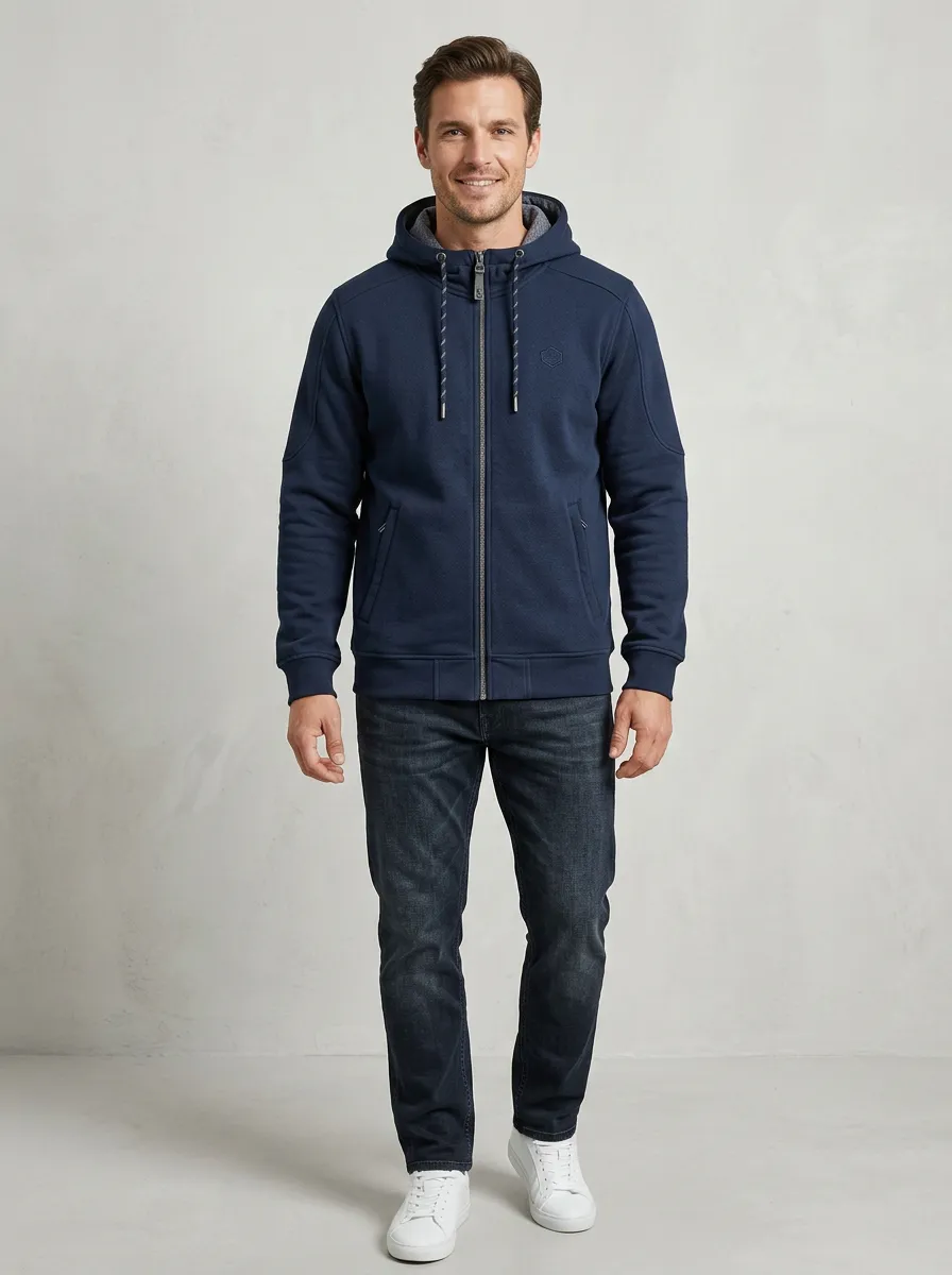 Training Minimalist Zip-Up Design Men's Sport Jacket